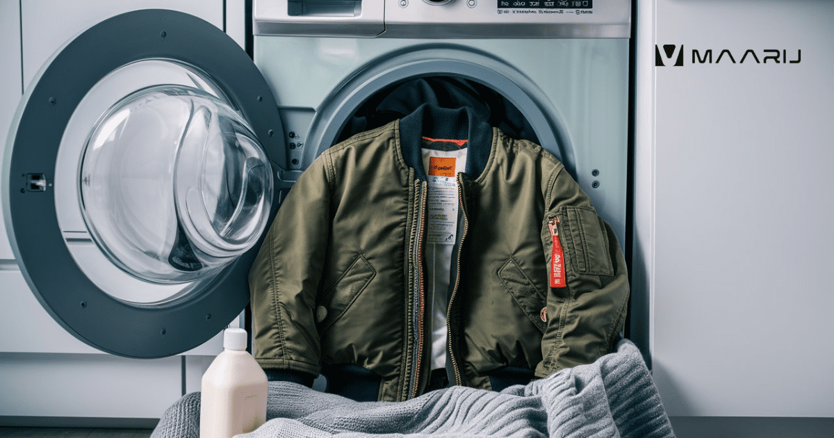 Washing of Bomber jacket.